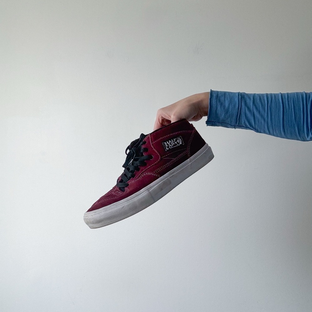 Men's Burgundy Vans